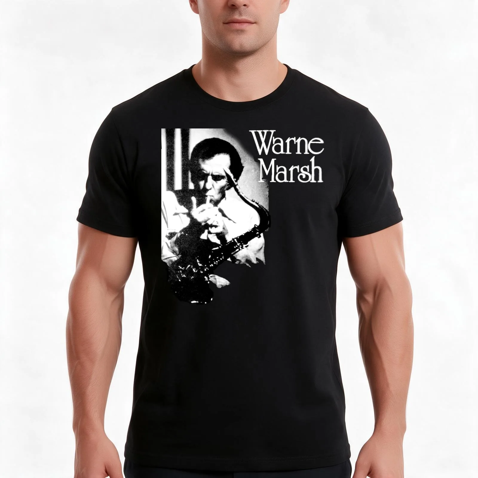 Warne Marsh - T Shirt T-Shirt Summer Casual Cotton Tee, Unisex Men Women