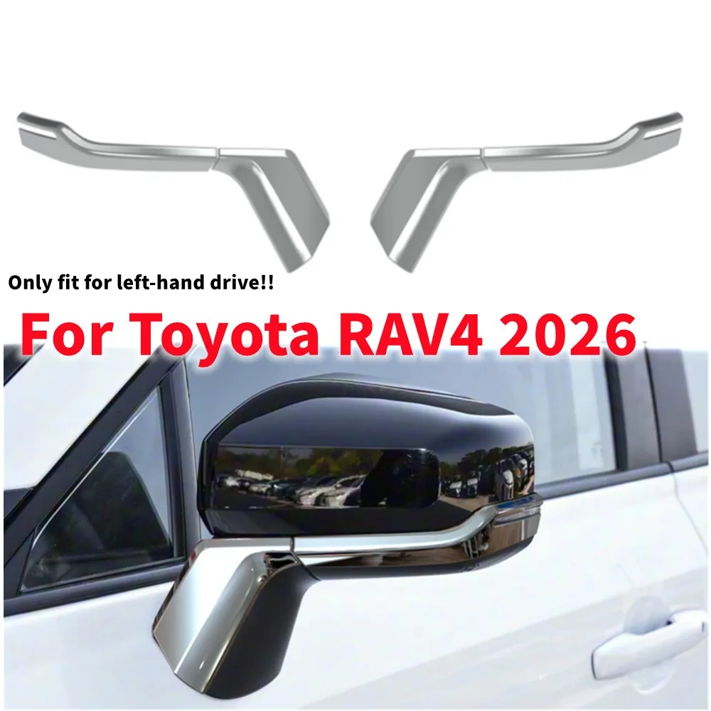 

For LHD Toyota RAV4 2026 Car Side Rearview Mirror Strip Decoration Cover Exterior Sticker Reflective Strip Trim Accessories