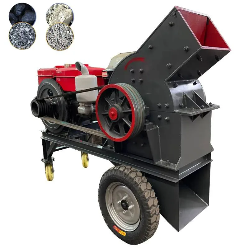 

Mill Stone Small Scale Machine Miniature Movable Hammer Crusher