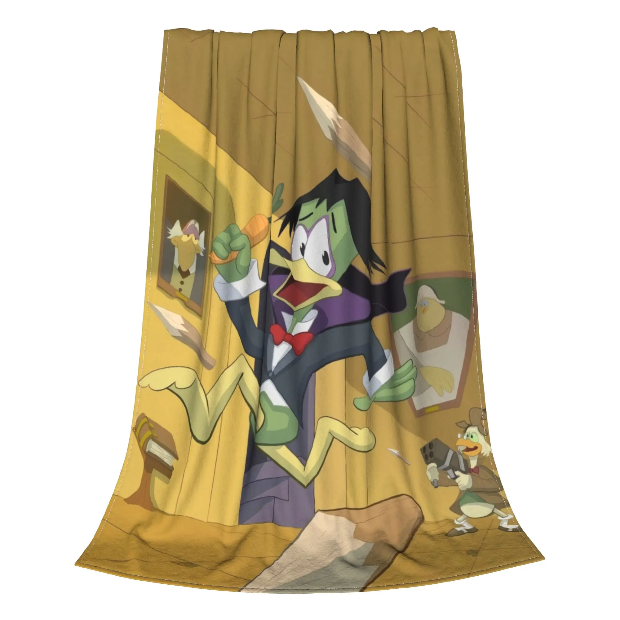 Count Duckula Blanket All Season Count Duckula  Cute Thin Throw Blankets For Sofa Couch Plush Thin Quilt