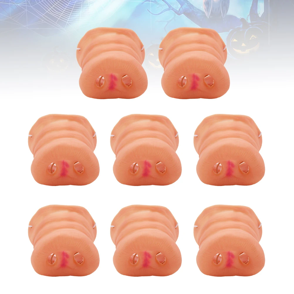 

8 Pcs Big Dress Costume Halloween Mask Costumes Elastic Band Animal Cosplay