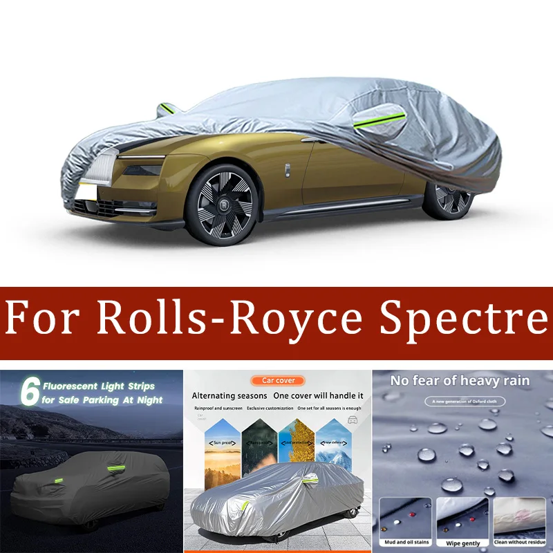 

For Rolls-Royce Spectre Car Cover Car Waterproof All Weather Automobiles Full Exterior Covers - Sun-proof Outdoor Anti scratch