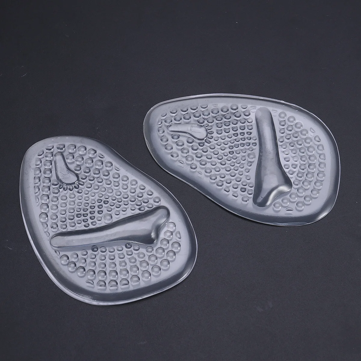 

Forefoot Pads Silicone Gel Beige Pain Relief Cushion for High Heels Toe Spacer Massage Insoles Comfort Forefoot Pads for Heels