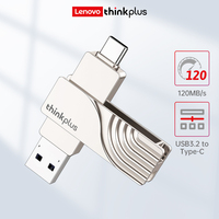 ThinkPlus for Lenovo USB Flash Drive 3.2 Type A Type C 32GB 64GB Pen Drive for PC Andriod Smartphone Memory Stick Storage U Disk