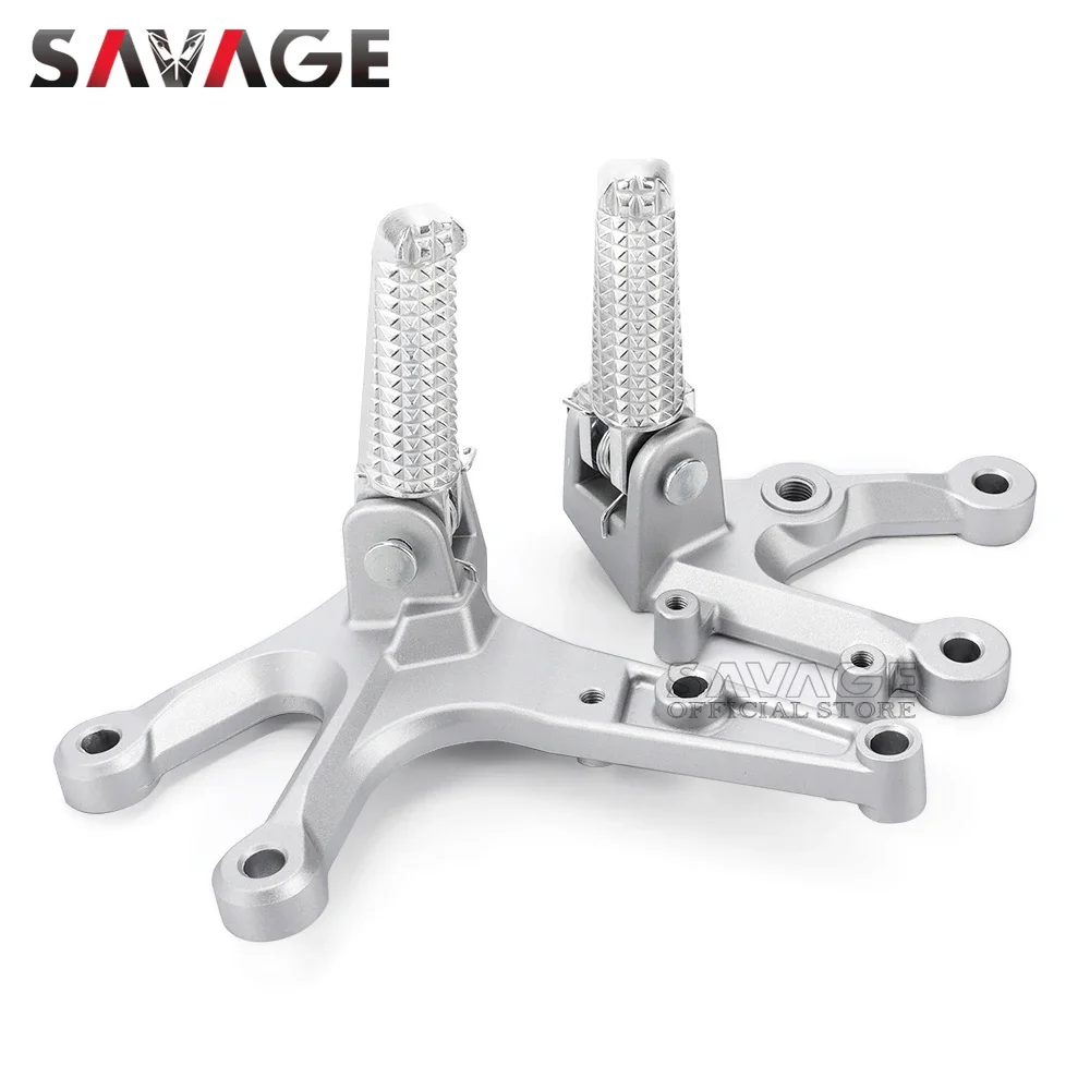 Paire De Repose-pieds Avant Réglables RANGER Pour Yamaha YZF-R1/R1M (2015-2019) & R6 (2017-2019) - Aluminium CNC - Neuf
