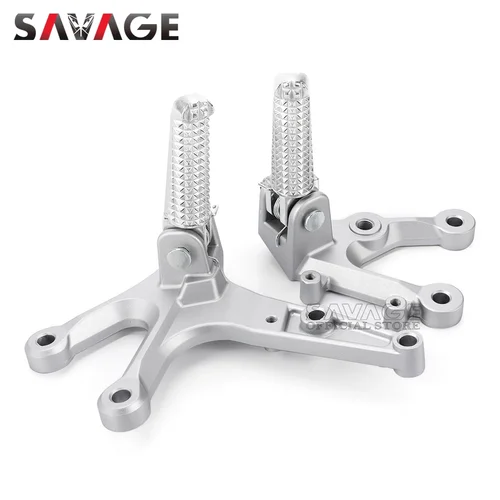Imagen 2 del producto 2024 reposapiés delantero Pedal de clavija para YAMAHA YZF R25 R3 MT25 MT03 2014-2025 soporte izquierdo derecho de motocicleta YZFR25 YZFR3
