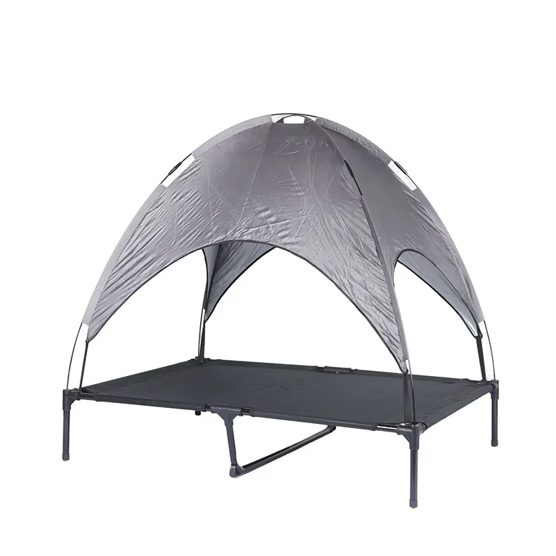 

Теневая палатка для собак с потолкой, приподнятая кровать, походная кровать для домашних животных, складная складная кровать для собак с высокой несущей способностью