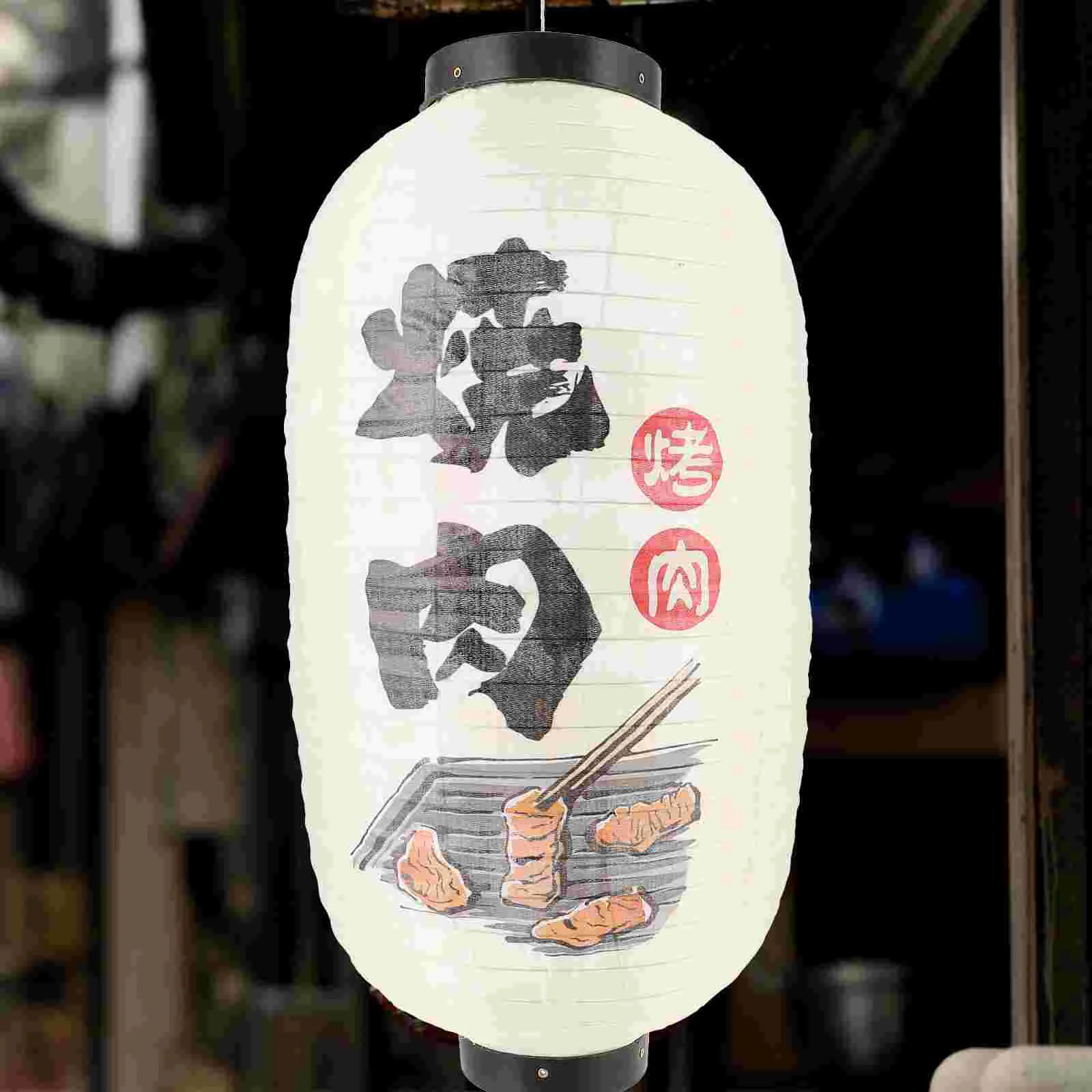 手作りの麺装飾用屋外ライト,日本のランタン,レストランのシルク装飾