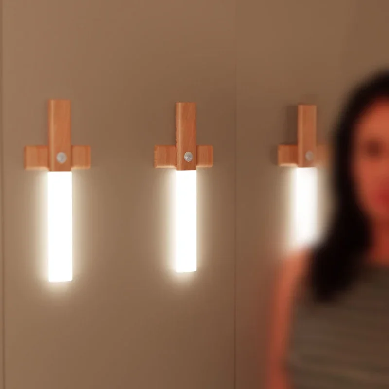 

LED night light, USB rechargeable, motion-activated—perfect for the living room and bedroom