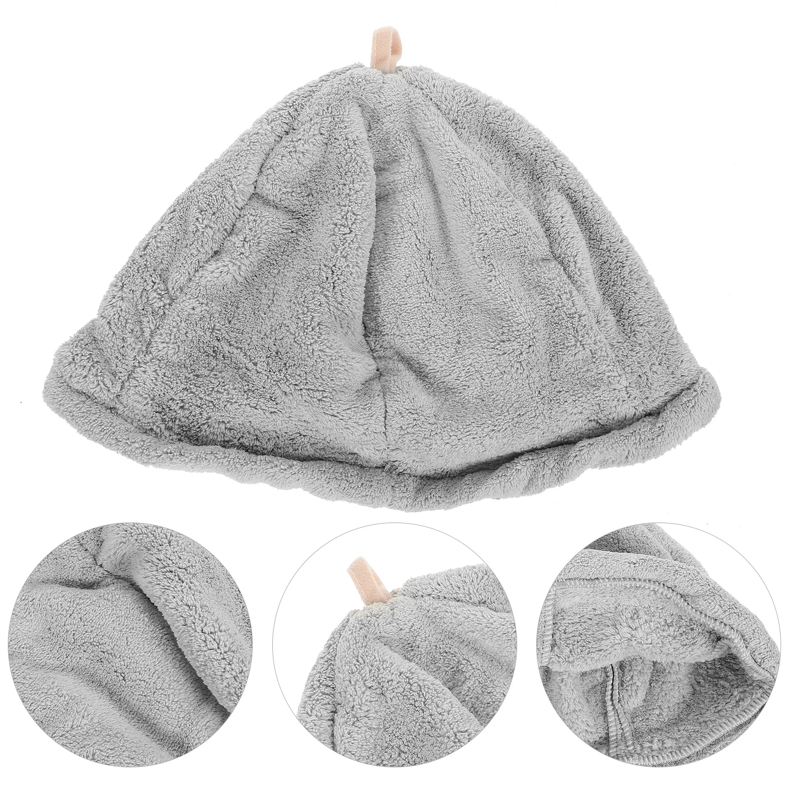 Felt Sauna Hat Coral Fleece Material Soft Warm Wide Brim Breathable Hole Sauna Room Shower Cap Men Women Bathroom Accessories