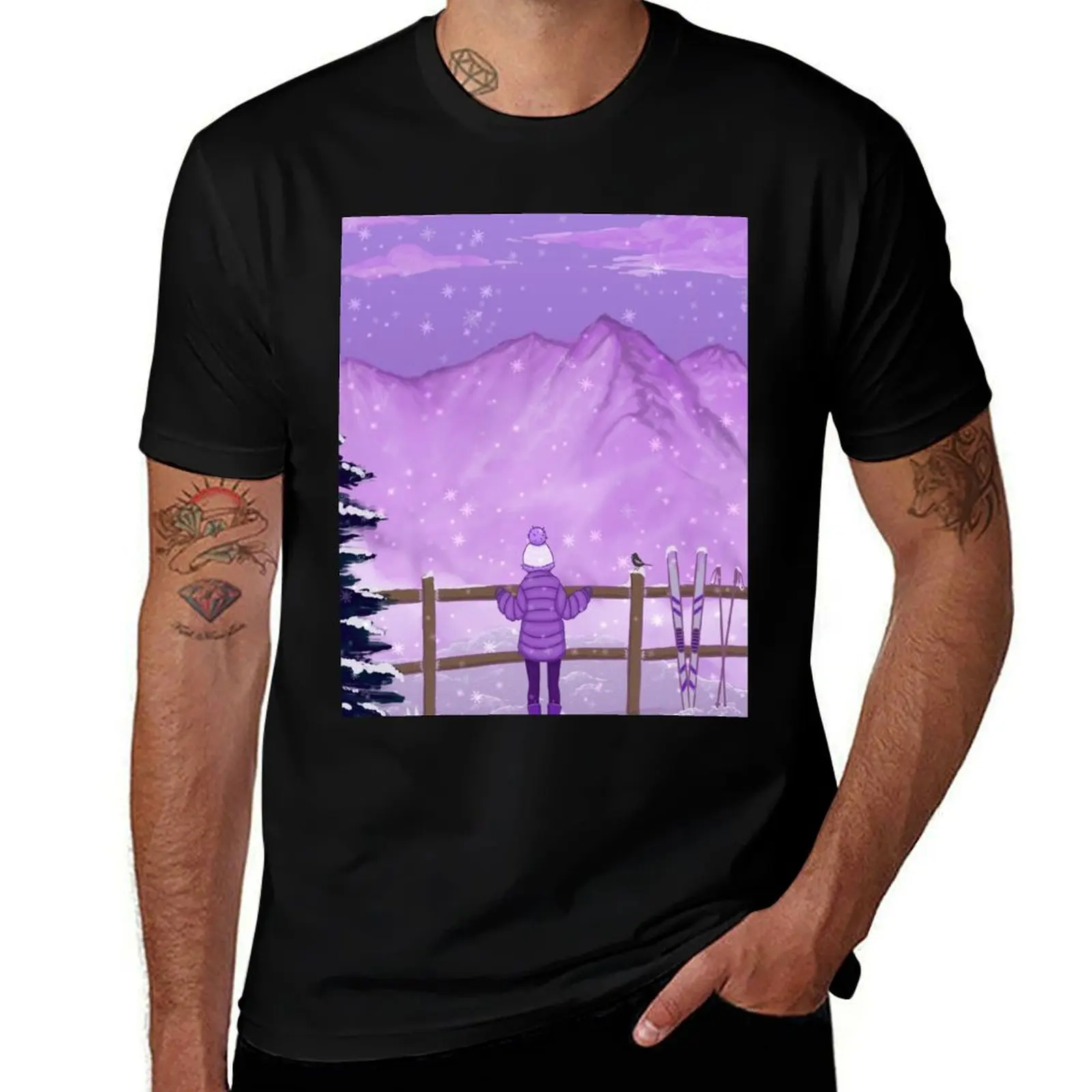 

Snowy Colorado Mountains T-Shirt funny costumes oversize t-shirts man cute tops mens designer clothes
