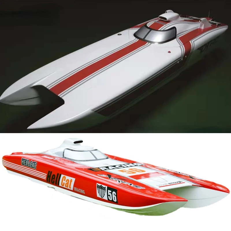 135CM Remote Control Boat G30E Akira 30CC Oil-powered Remote Control Boat Oil Tanker Fiberglass Boat Hull with Basic Components