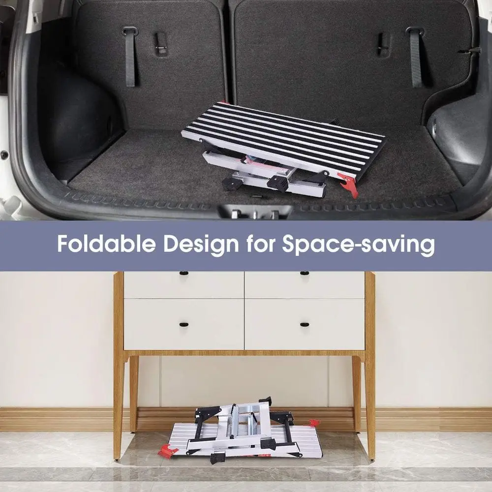 Non-Slip Work Bench Drywall Ladder, 330lbs Capacity