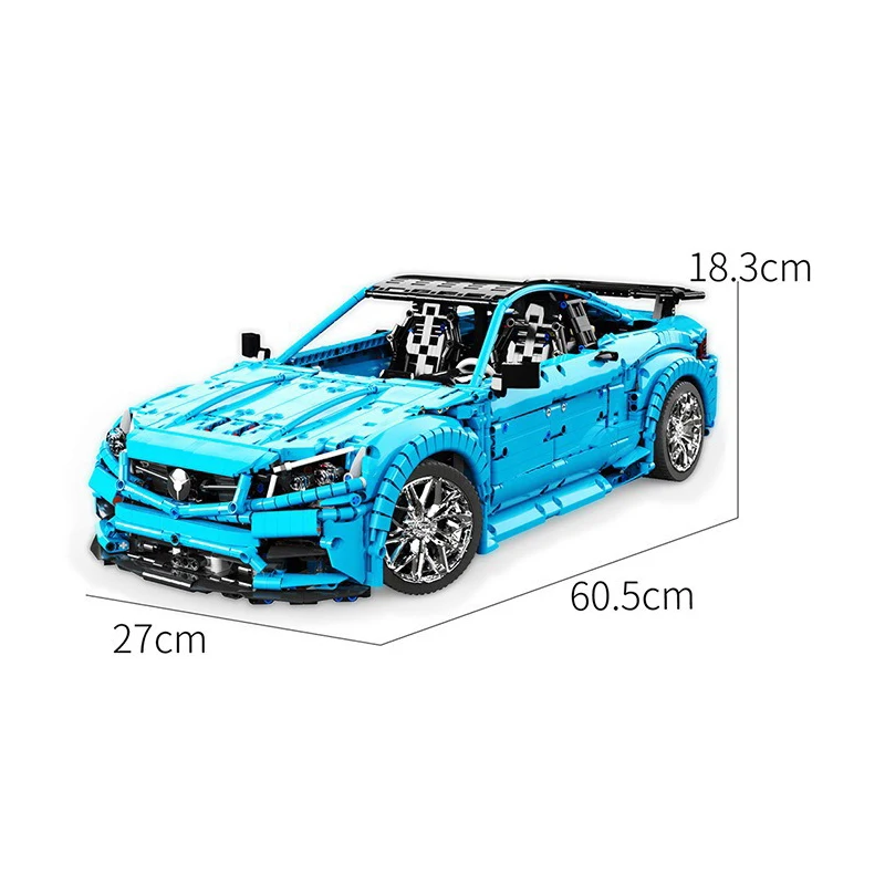 IN STOCK T5002 MOC Technical Remote Control Sports Car Building Blocks Bricks Assembling Model Toys for Boys Christmas Gift Set