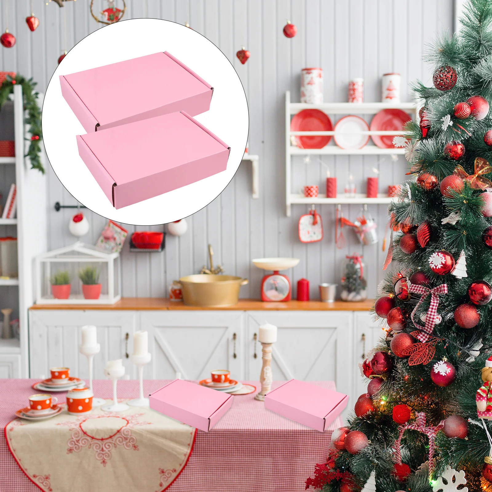 1 مجموعة الملونة طائرة علب الهدايا قوي قابلة لإعادة الاستخدام المموج مجلس صناديق مجموعة لتحريك التعبئة خفيفة الوزن تخزين التعبئة والتغليف