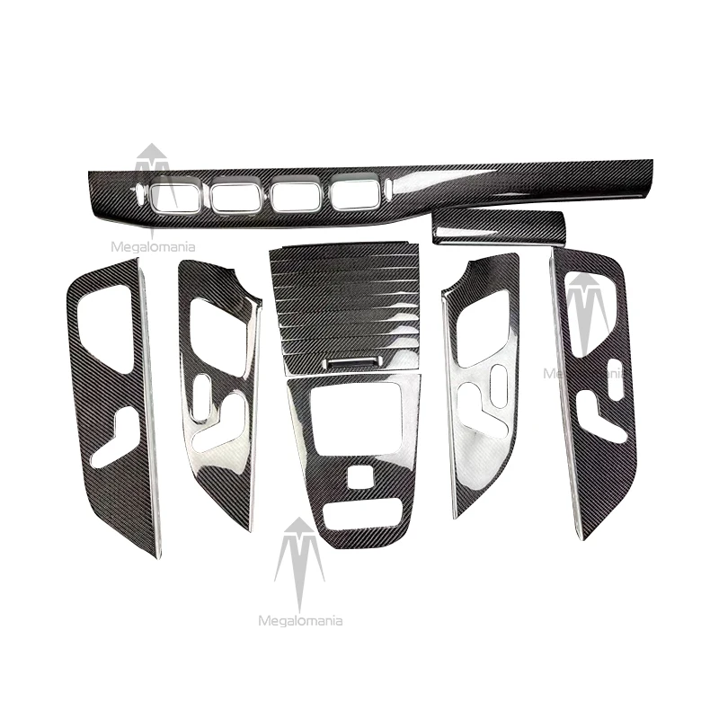 

Carbon Fiber Interior For Mercedes Benz GLE450 GLE350 GLE400 GLE320 GLE63 GLE43 GLE53 W292W236 Replace Carbon Fiber Car Interior