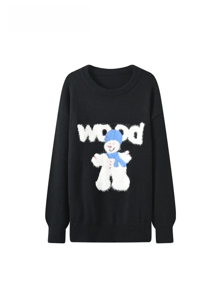 

Cara CLUB plus Size Lazy Sle Knitted Base Layer Top Women's Long Sve round Ne Thiened Autumn Winter New Arrival for ...