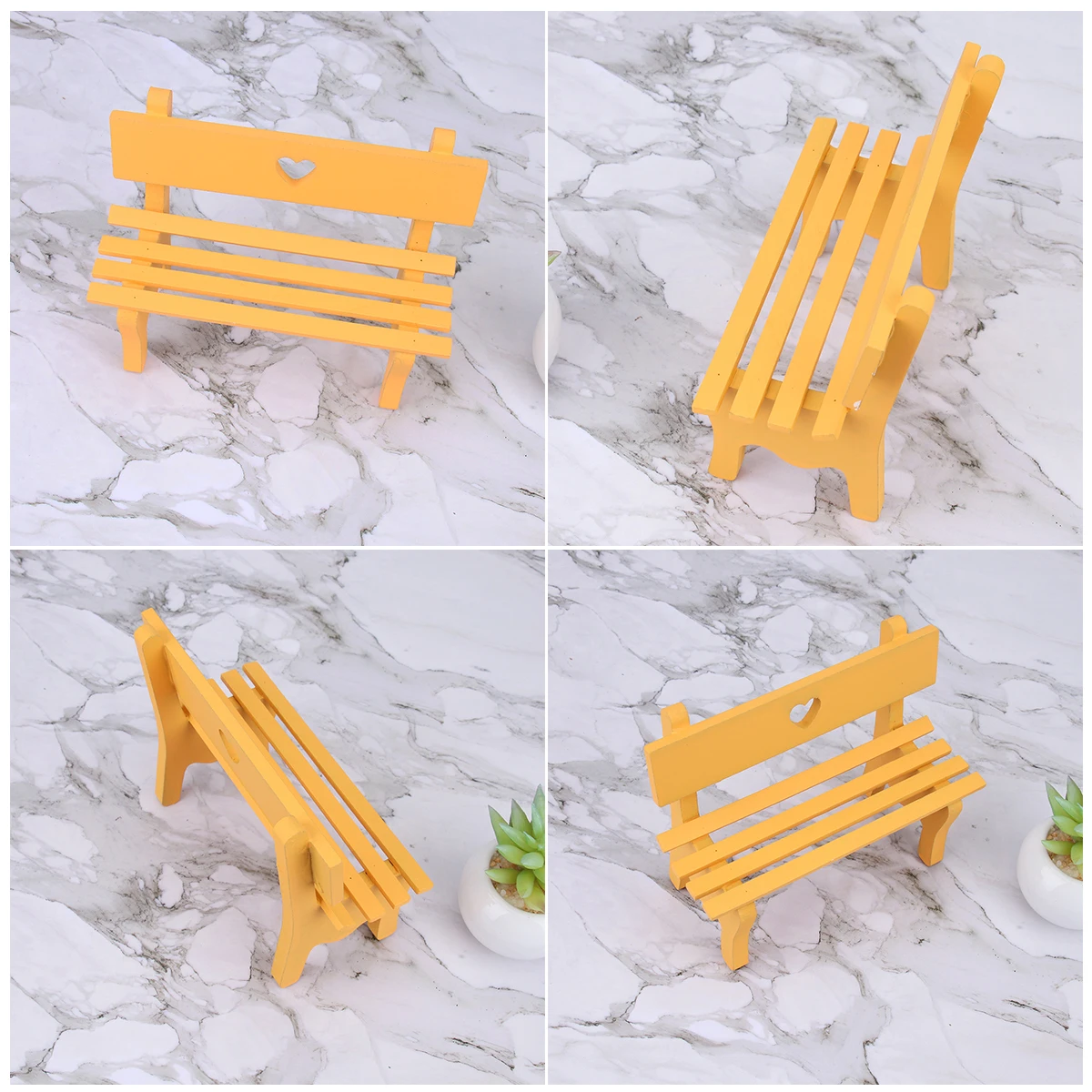 

Mini Figurine Wooden Ornaments Home Accessories Bedroom Miniature Craft Decoration