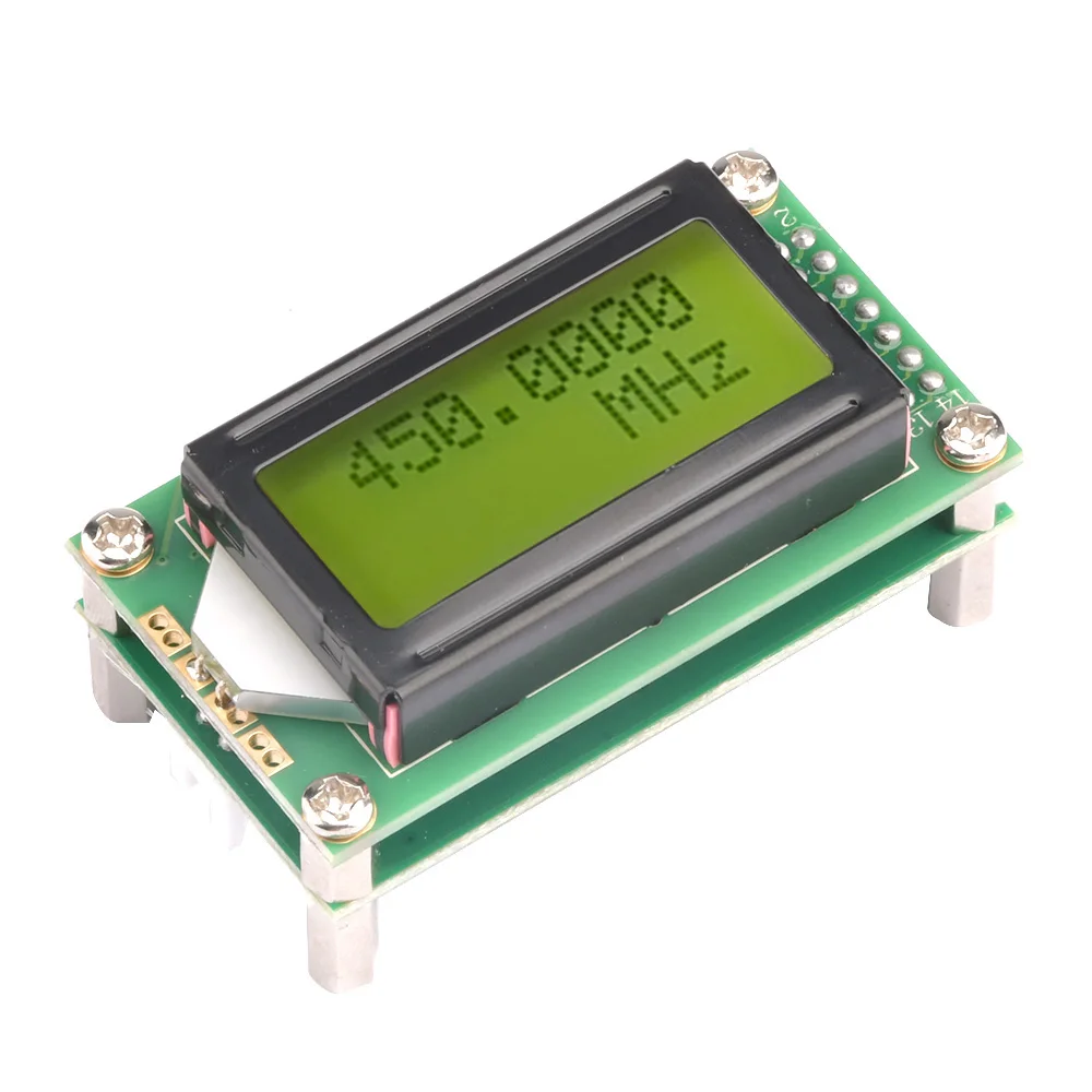 1-1200mhz 1MHz-1.2GHz RF Frequency Counter Tester Digital PLJ-0802-E DC 9-12V LCD Meter