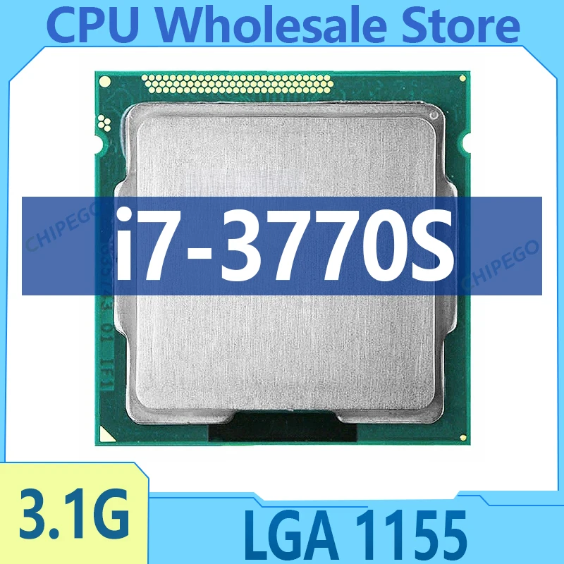 Core i7-3770S i7 3770S i7 3770 S 3.1 GHz Used Quad-Core Eight-Core 65W CPU LGA 1155