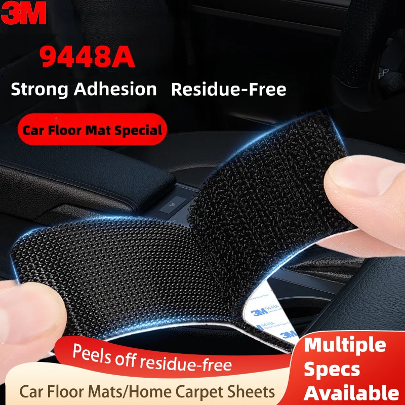 10 أزواج الأصلي 3M 9448A هوك على الوجهين قوي غير أثر مقاومة درجات الحرارة العالية هوك وحلقة السحابة الشريط