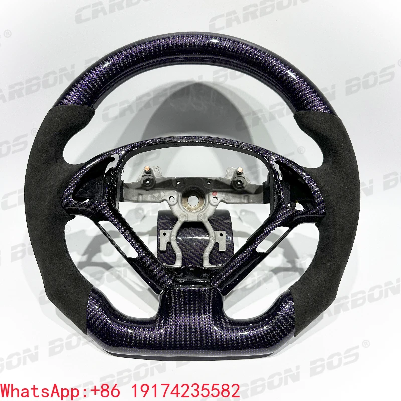 

ForThe Most Popular Purple Sport Carbon Fiber Material Is Alcantara Car Steering Wheel for Infiniti FX35 G25 G37 Q50 Q60 Q70 350