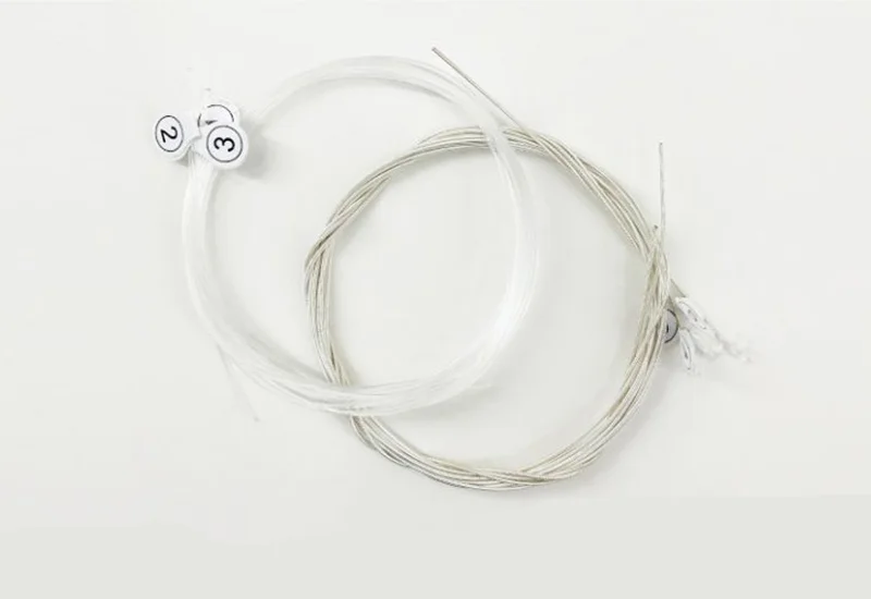 MOGE MG43 028-043 Saiten für klassische Gitarre, Nylon, silberfarben, ummantelte Drahtbeschichtung, Musikinstrumentenzubehör – Detail 9
