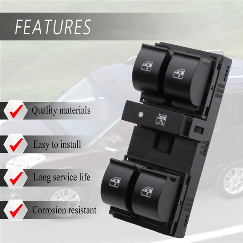 Interruttore finestrino auto per Fiat Doblo 2010-2022 73549868600 Interruttore finestrino auto per Fiat Regolatore vetro Switch-AD39