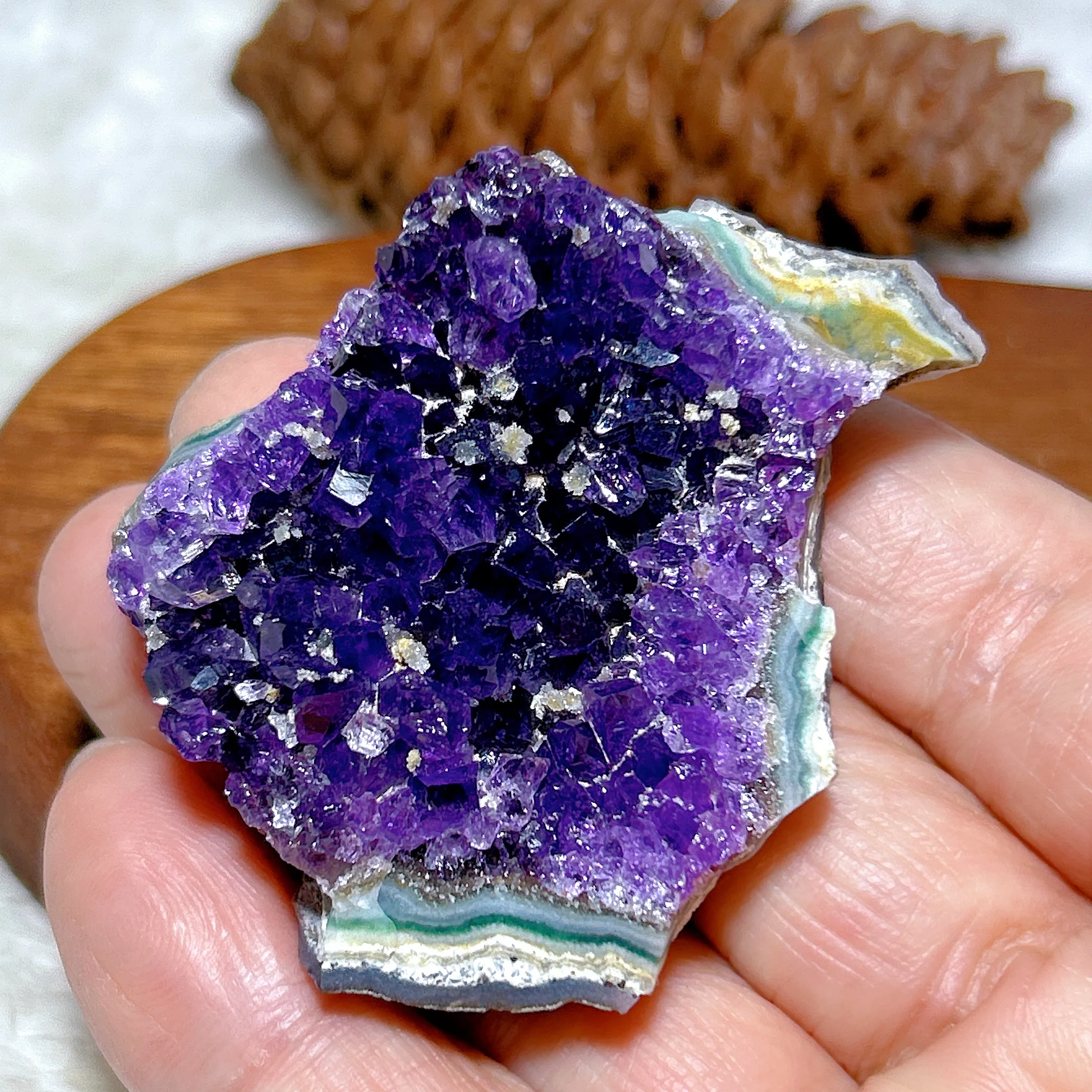 

High Quality Natural Crystals Amethyst Cluster Specimen Raw Healing Gemstones Mineral Energy Home Decorations Gift