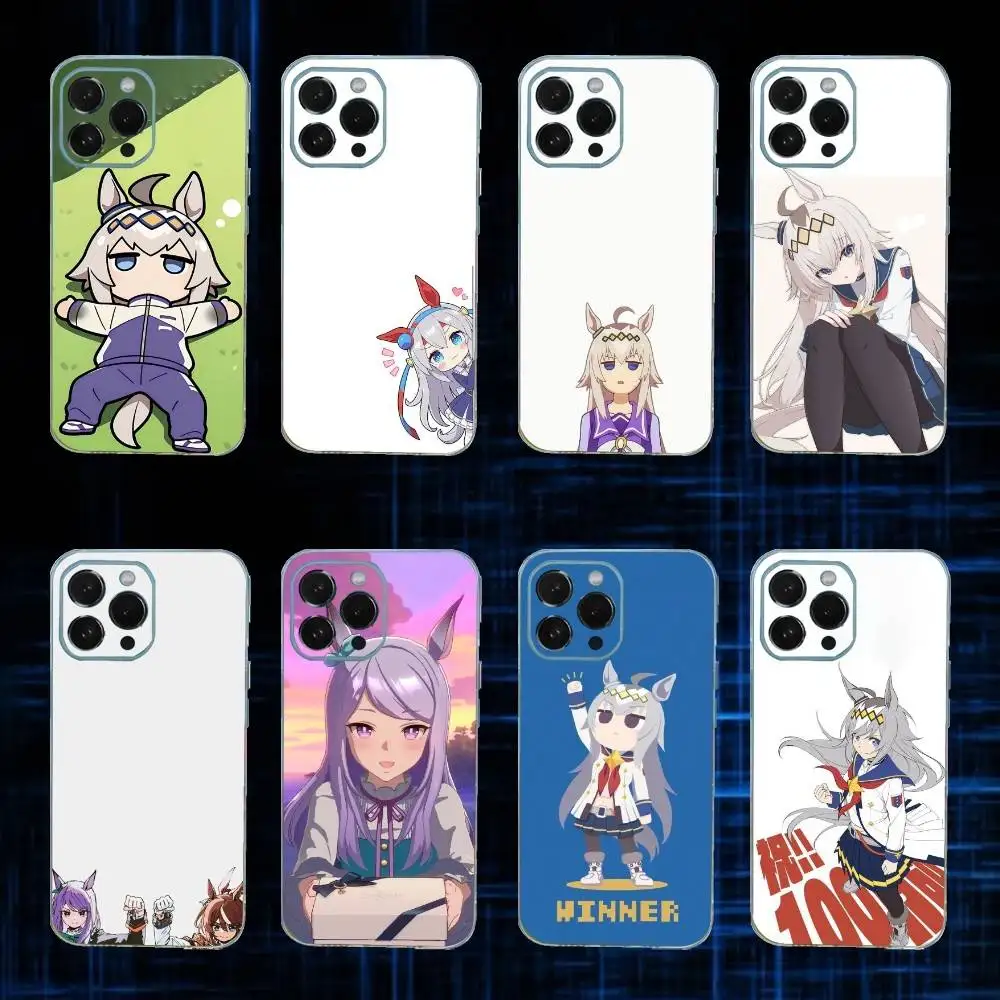 Pretty Derby Uma Musume Phone Case For iPhone17,16,15,14,13,12,11 Plus,Pro Max Soft Transparent Cover