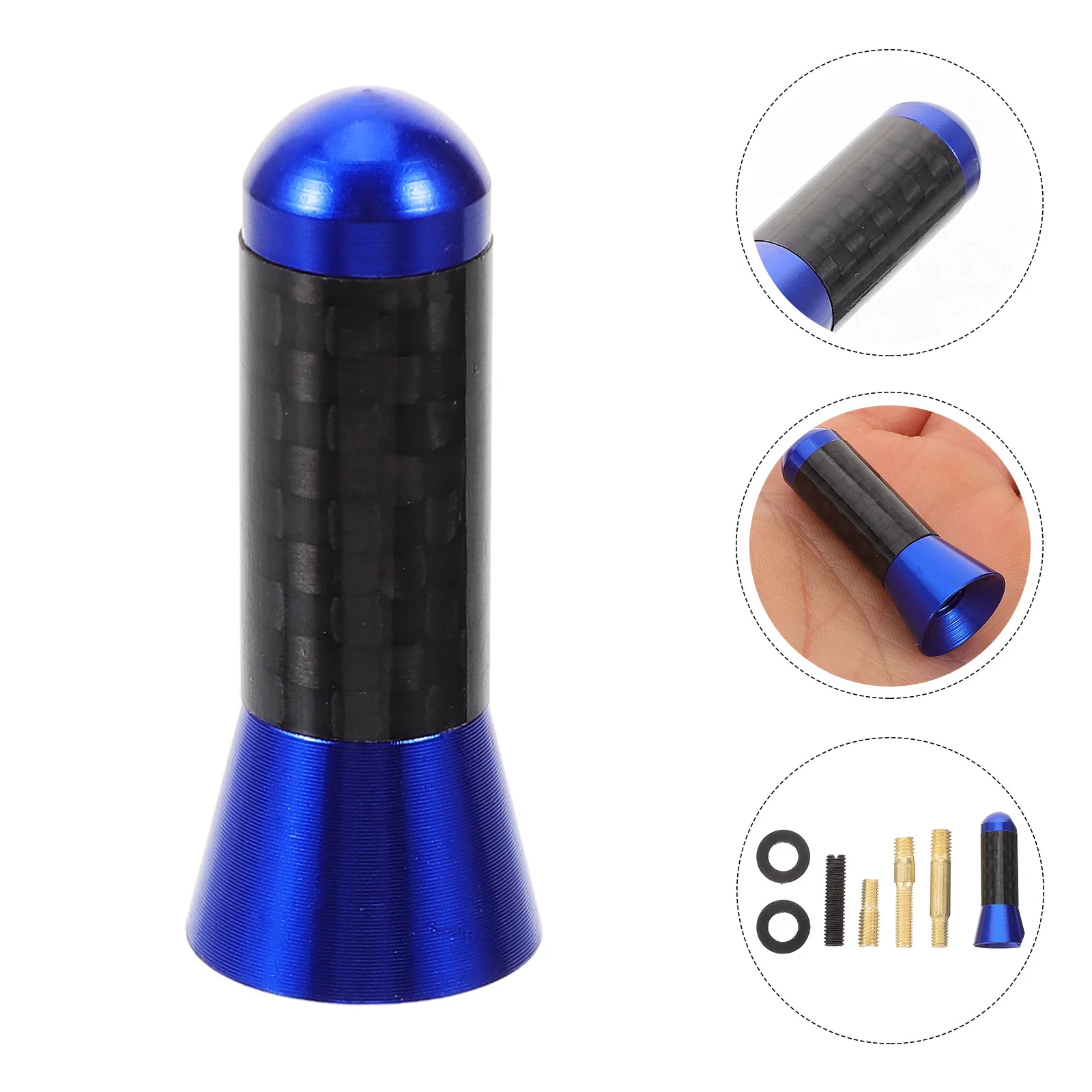 

Carbon Fiber Car Antenna Lightweight Sturdy Easy Installation Signal Reception Enhancement Decorative Automotive Exterior