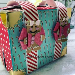 Christmas Halloween Heart Gingerbread Bow Metal Cutting Die Stencils for DIY album Decorative Embossing Paper Cards
