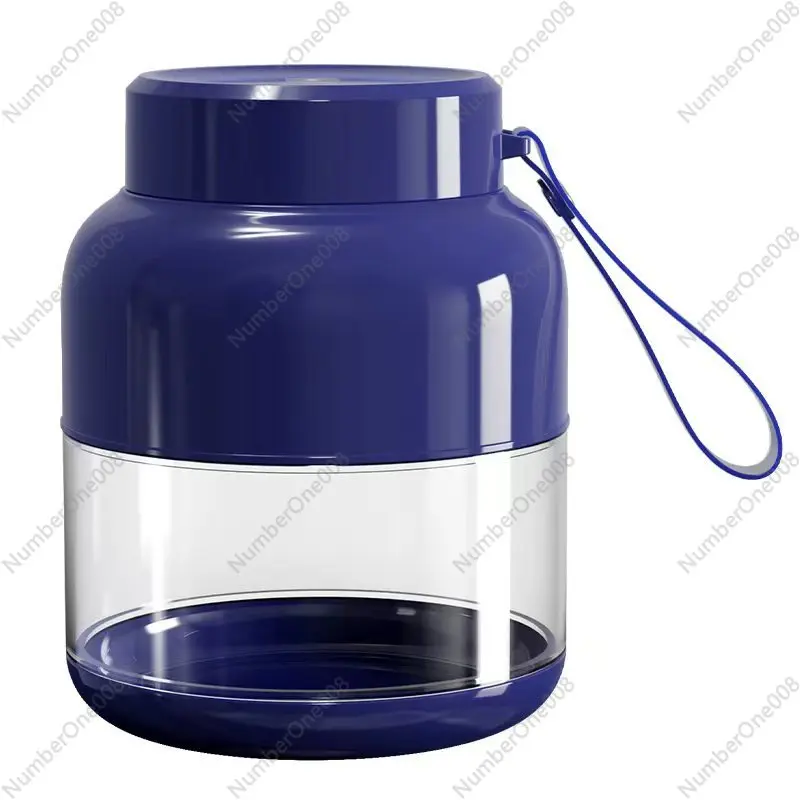 Exprimidor transfronterizo Spot, taza de jugo portátil pequeña para el hogar, cortador multifuncional de dieciséis hojas, barril de tonelada con cabezal