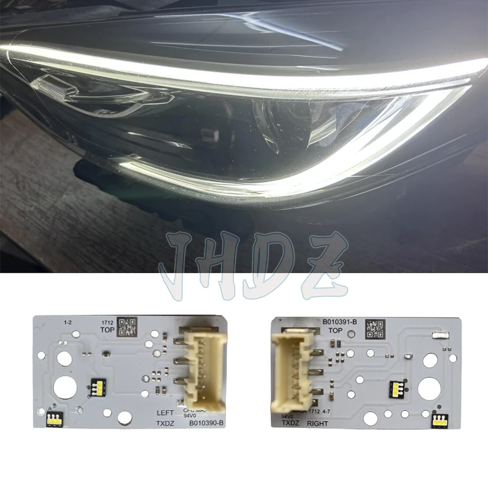 

Halogen Headlight Daylight LED Boards B010390-B For 2017-2019 Infiniti QX30 Daytime Running Light B010391-B Chips DRL White