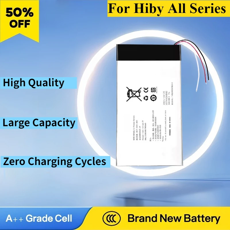 Brand New High Capacity Battery For Hiby R2 R3 R3pro R5 I R5S R6 R6pro R6pro II Rs6 R8 R8S Lithium Polymer Batteries