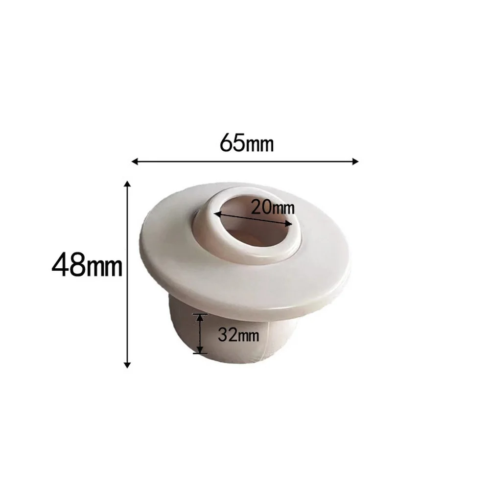 6.5*6.5*4.8cm Spa Jet Fitting For 40mm Pipe 20mm Push In Jet Pool Spa Bath 360 Degree Water Outlet Nozzle Pool And Spa Setups