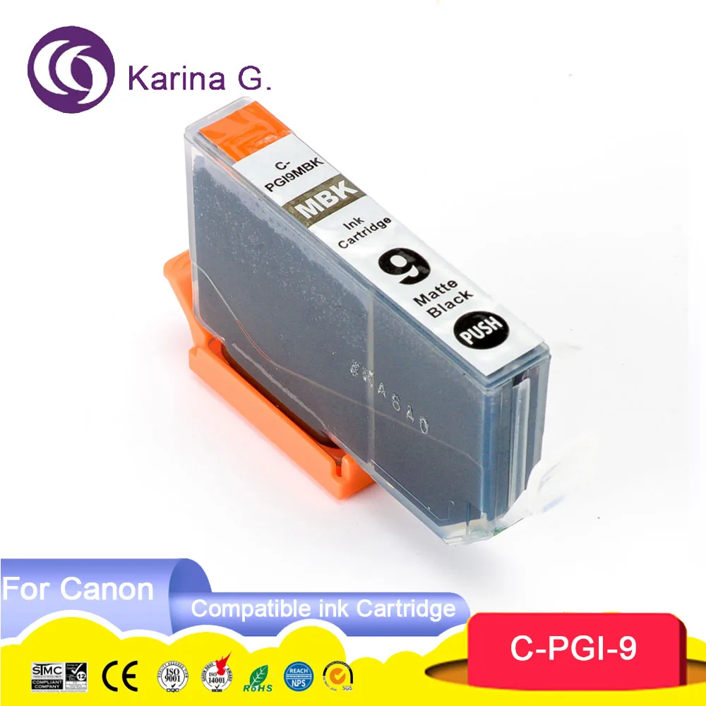 PGI-9 PGI9 For Canon PGI-9 With Chip Compatible Ink Cartridge For Canon MX7600/iX7000/IX7000 RFB MX7600/Pro9500