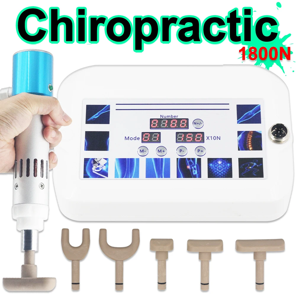 

2025 Chiropractic Adjusting Instrument Impulse adjuster Electric Correction Gun 1800N Cervical Massage Spine Chiropractic Tools