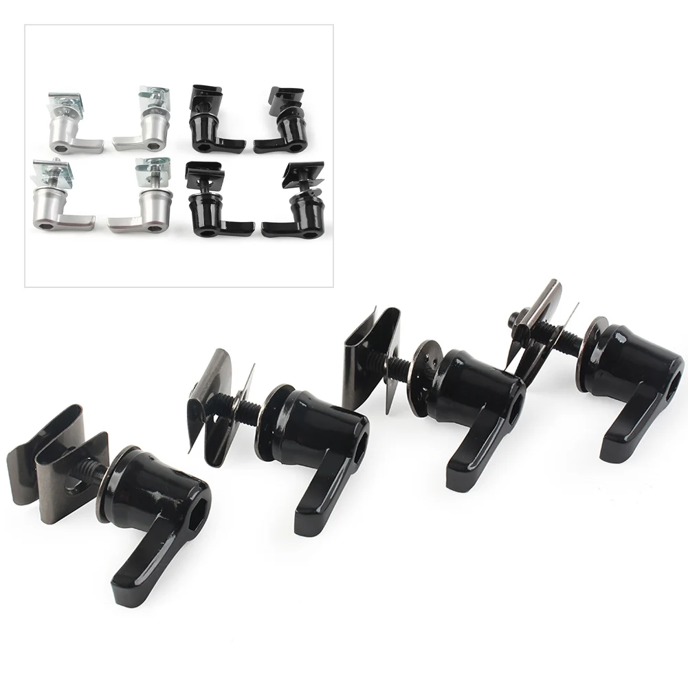 4Pcs Motorcycle Saddlebag Lock Mounting Screw Kit For Harley Davidson Touring Road King Glide FLT FLHT FLHTCU FLHRC 1993-2203