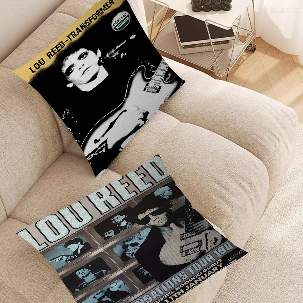 L-Lou R-Reed Singer Pillow Gifts Home Office Furnishings Bedroom Sofa Car Cushion Cover case 45x45cm