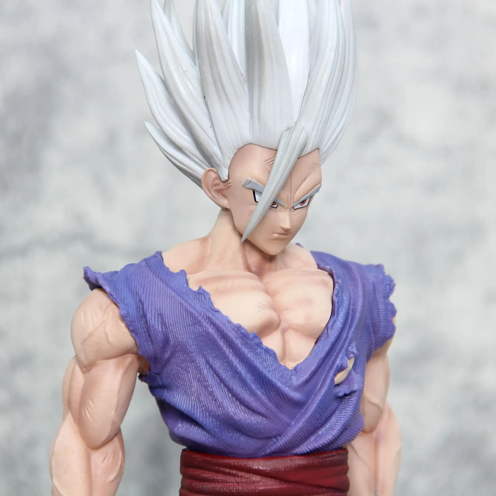 32cm Dragon Ball Super: Super Saiyan - White God Gohan Anime Figure Model Statue Collection Desktop Decoration Ornament Toys