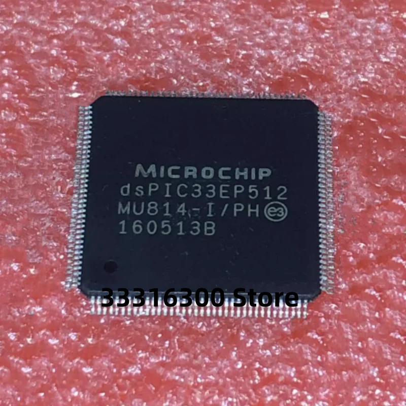 

2PCS New DSPIC33EP512MU814-I/PH QFP144 Microcontroller chip IC