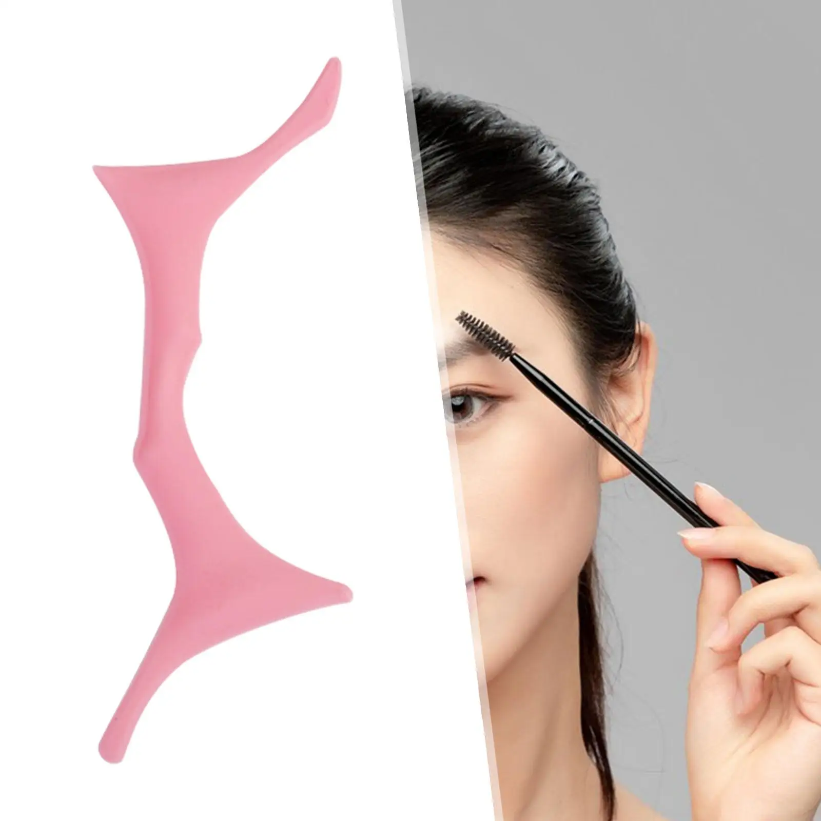 Silicone Eyeshadow Stencil Aid Tool Versatile Soft and Simple and Practical Waterproof Makeup Eyelash Tool for Hooded Eyes