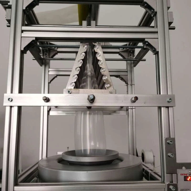 Mini Ldpe Polylactic Acid Plastic Blowing Machine Desktop Laboratory Extruder Bag Blowing Machine