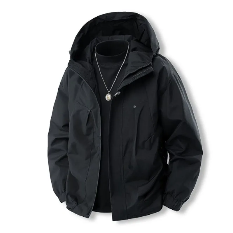 

Корейская мужская одежда, комплект для пар, мужской плащ, пальто, мужской осенний уличный двусторонний ветрозащитный водонепроницаемый модный стиль