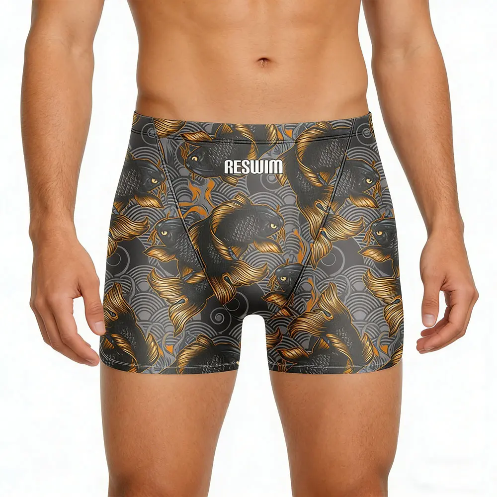 Short de bain Jammer pour homme 2026 – Maillot de bain d'endurance athlétique pour l'entraînement, la plage, la natation, le sport, l'été, protection UV, pour le surf