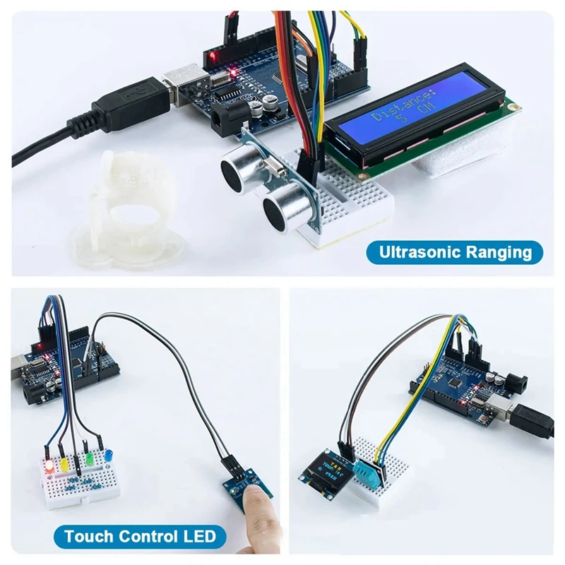 Starter Kit Parts Accessories Fit For LCD1602 OLED0.96 For Arduino R3 Set Improvement Development Board