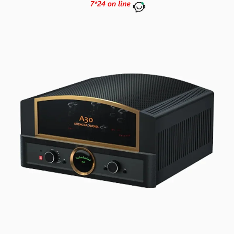 Shengya A30 KT88 Вакуумная трубка без выходной трансформатора Желкая машина Машина для умерения когтей Bluetooth 5,0 Hi-Fi усилитель 200 Вт * 2/8 Ом Усилитель