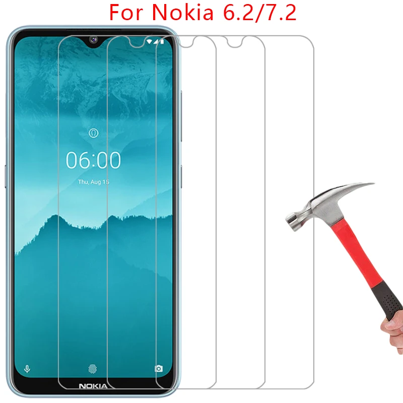 screen protector tempered glass for nokia 6.2 7.2 phone case on nokia6.2 nokia7.2 nokia6 nokia7 6 7 2 62 72 back cover 360 coque