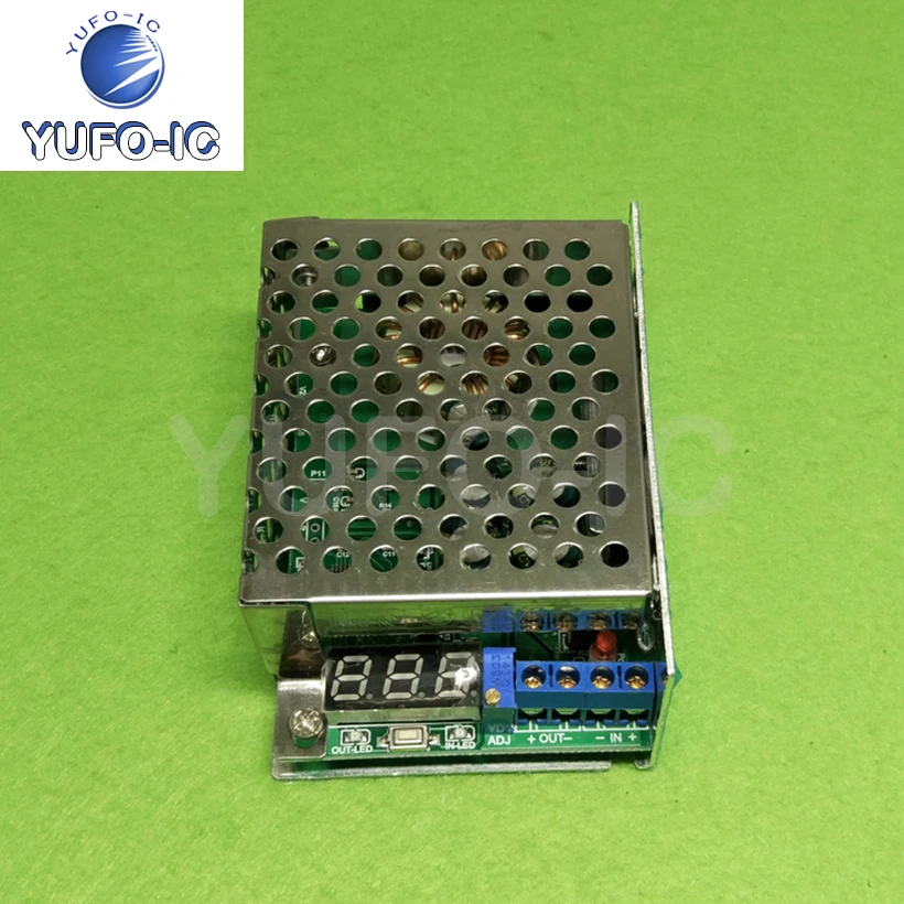 Free Ship 2pcs With Outer Shell 10A High Power DC-DC DC Buck Module 24v12v5v Adjustable Voltage Display X-300G